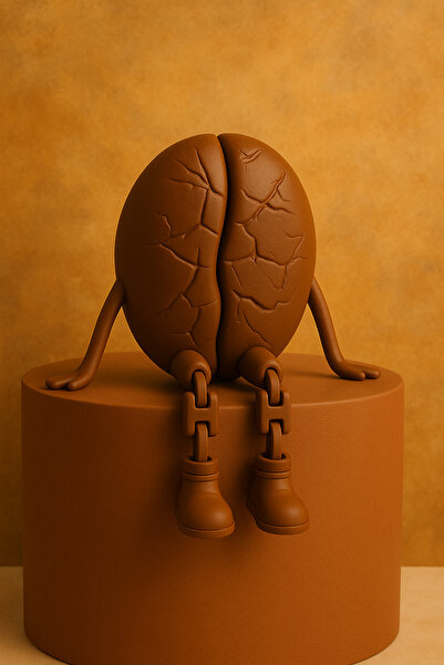 hamzam Coffee Delight Figure – Sitting Coffee Decor