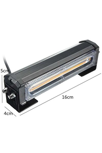 OEM Set of 2 yellow COB strobe warning lights 12/24 V 36 W 160 cm