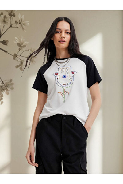 Desigual Black and white t-shirt