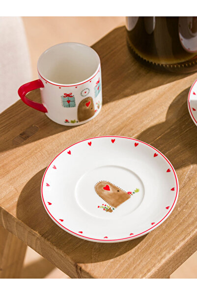 LC Waikiki Stylish Choices from Esvab Clothing | New Year's Themed Porcelain Coffee Cup Set for 2 People 90 ml