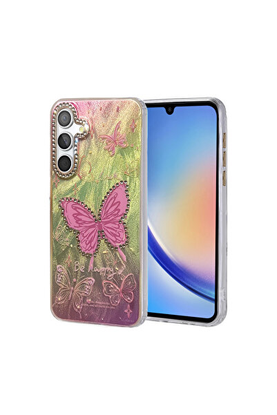 Twin Store غطاء حماية لهاتف Galaxy A34 5G بنمط مرآة - نمط 5