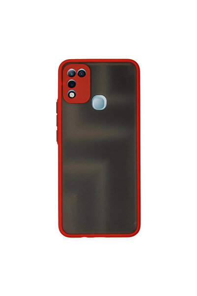 Najmaddin غطاء حماية سيليكون مونتريال لهاتف انفينيكس هوت 10 بلاي - أحمر
