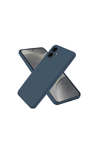 Twin Store Galaxy a06 case first silicone - navy blue