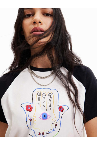 Desigual Black and white t-shirt