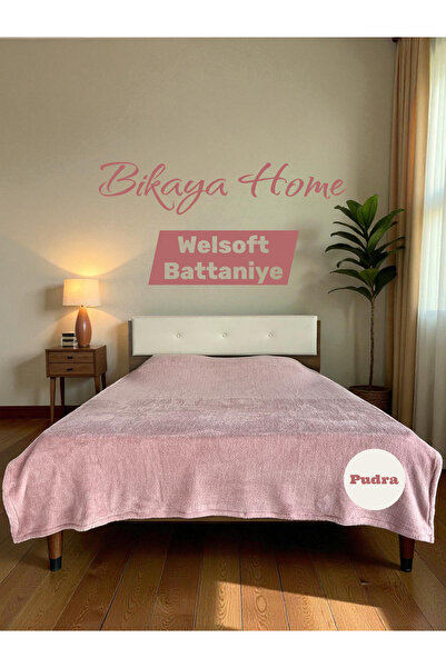 Bikaya Home Wellsoft Double Size 200X220 cm Plush Blanket - Soft & Lightweight - with Pvc Bag - 9 Colors