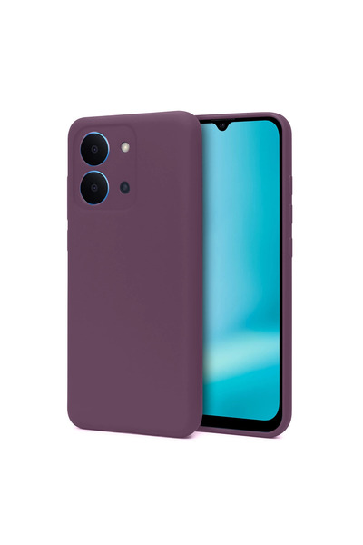 eco port غطاء سيليكون أول لشاومي ريدمي 15C الجيل الرابع - لون البرقوق