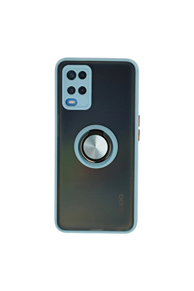 Twin Store غطاء سيليكون A54 4G مع حلقة مونتريال - ثلجي