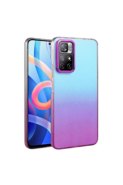 Twin Store غطاء لامع لـ Redmi Note 11 - أرجواني