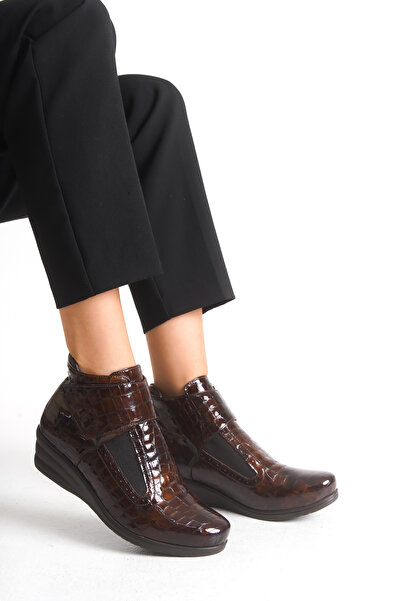 Elile Shoes Hakiki Deri 33-34-35-36 Numaradan 41-42-43-44-45 Numaraya Kadar Comfort Kadın Bot