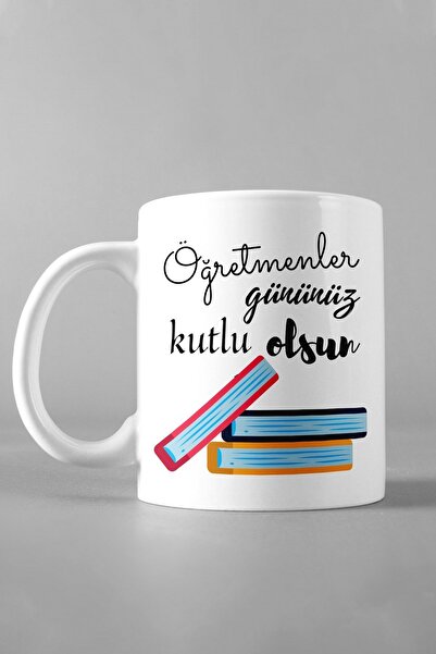 Mio Life Happy Teacher's Day Design Printed White Mug Cup Ceramic White for Teacher's Day