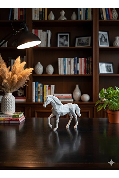 ÜNALTEKİN TASARIM DEKORATİF - BİBLO AT PLASTİK 15x11.5cm