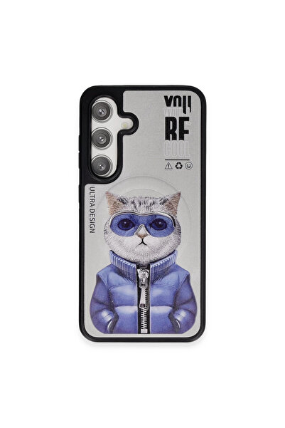 Twin Store غطاء جالاكسي S24 فن ماج سيف - رمادي تيتان-2