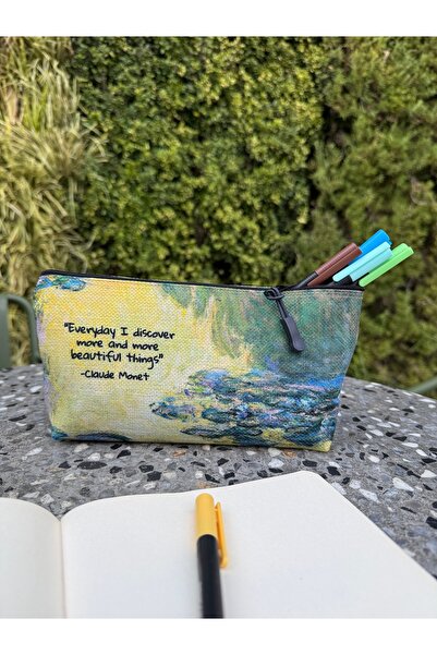 pamukcanta Claude Monet Kalemlik Yıkanabilir 22x12 Ölçülerinde Körüklü Makyaj...