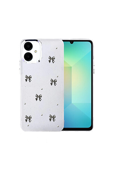 Najmaddin غطاء سامسونج جالاكسي A06 بنمط الفيونكة - نمط 5