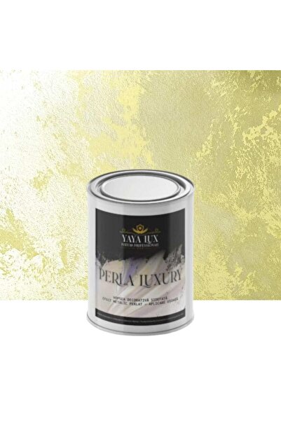 YaYa Color Vopsea decorativa de Lux, Perla Luxury cu Fulgi Perlati, Galben Im...