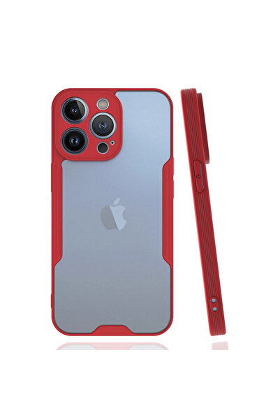 Twin Store غطاء سيليكون بلاتيني لهاتف آيفون 14 - أحمر