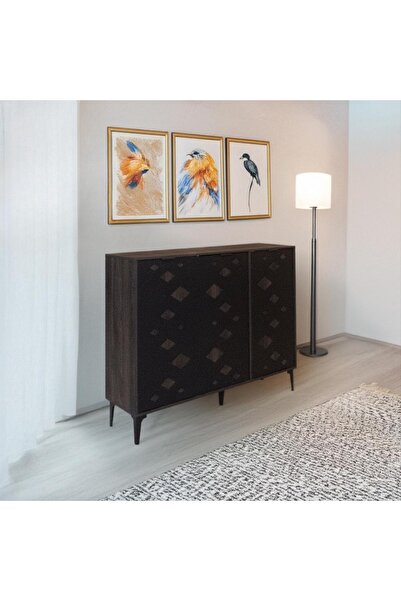 DEC22 Elegant and distinctive shoe cabinet, 120cm