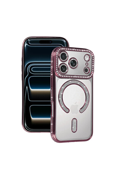 Twin Store حافظة آيفون 17 جوكي سيملي ماجنيتيك سيف - وردي