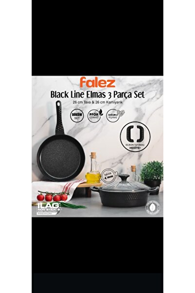 FALEZ blackline 3 parça döküm set