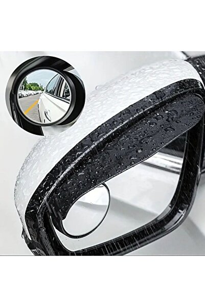 ForWhat 2 buc. oglindă laterală pentru mașină din fibră de carbon, protecție împotriva ploii de zăpadă, vizor pentru birou, acasă, birou, mașină