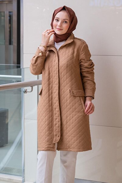 FUAT GÜRSEN Fuat Gürşen Quilted Cap with Shoulder Epaulettes and Pockets