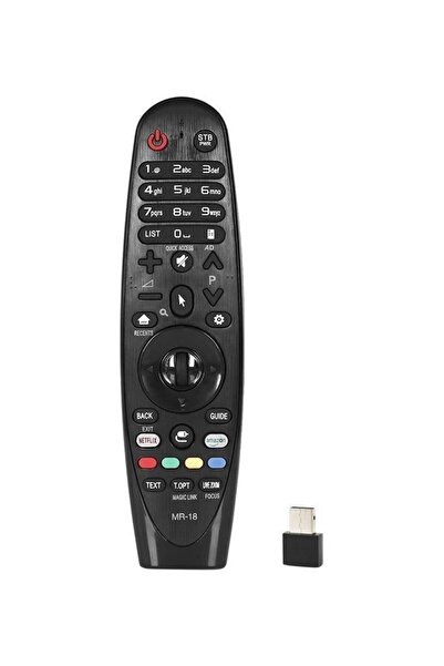 Generic جهاز تحكم عن بعد ماجيك عالمي لتلفزيون إل جي الذكي باللون الأسود