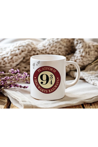 Beramussa كوب منصة هاري بوتر 9¾ – تصميم مستوحى من محطة كينغز كروس – حصري لمحب...