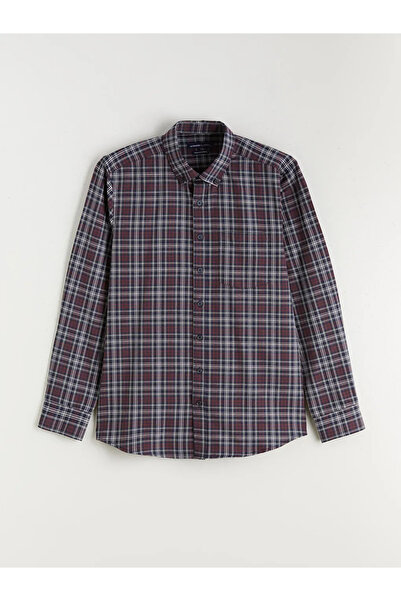 LC Waikiki Regular Fit Long Sleeve Plaid Men's Shirt