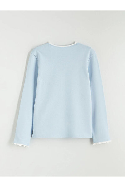 LC Waikiki Tricou pentru fetiță cu imprimeu cu guler rotund