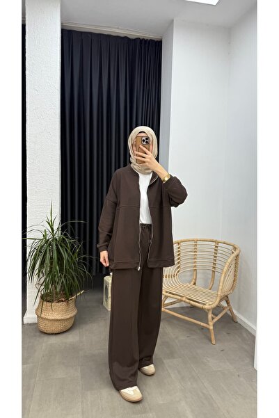 Minharir Three-Thread Hijab Two-Piece Set – Comfortable Fit, Casual Combination