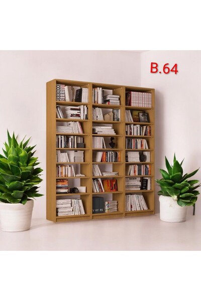 bengi Bengimobilya B.64 pera ahşap kitaplik