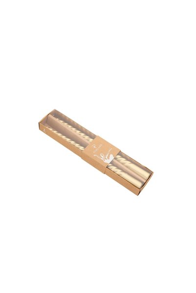 Porland Şamdan Mum Metalik Burgu Gold 2'li 25cm