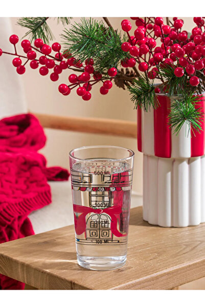 LC Waikiki New Year Themed Glass Cup 500 ml