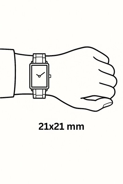 Leerybee Premium Detailed Square Dial Stone Inlaid Women's Watch