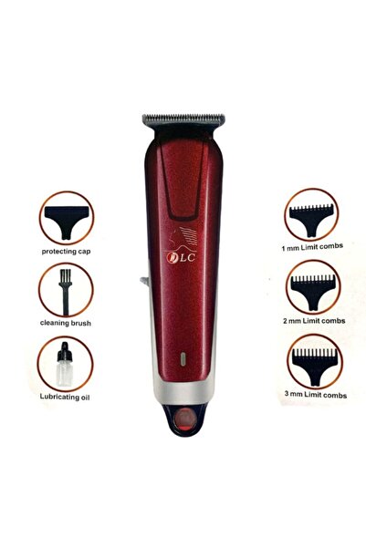 DLC ماكينة قص الشعر الاحترافية للرجال - محرك بدون فرشاة عالي عزم الدوران، وشف...