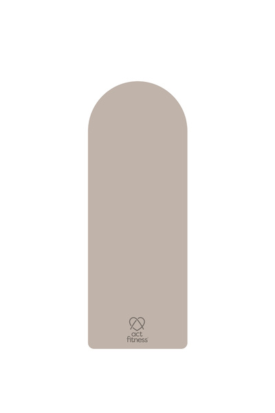 Act Fitness Oval Gri Yoga Fitness Matı 5 mm