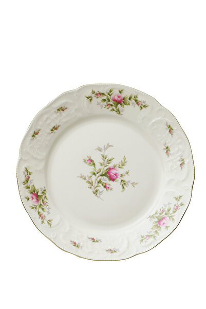Rosenthal Sanssouci Elfenbein Ramona Desenli Porselen Pasta Tabağı 21 cm