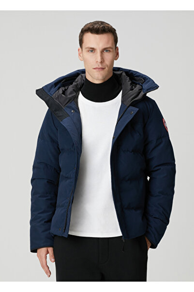 CANADA GOOSE MacMillan Lacivert Kapüşonlu Parka