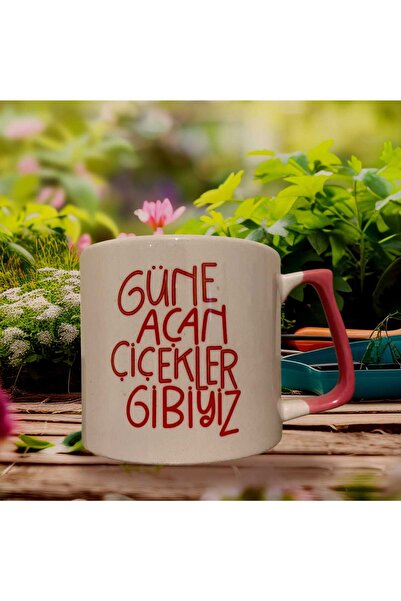 GameFruy We Are Like Flowers Blooming in the Sun Printed Double-Sided Printed Ounce Mug - Ceramic Tea, Coffee Gift Cup