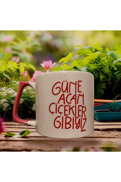 GameFruy We Are Like Flowers Blooming in the Sun Printed Double-Sided Printed Ounce Mug - Ceramic Tea, Coffee Gift Cup