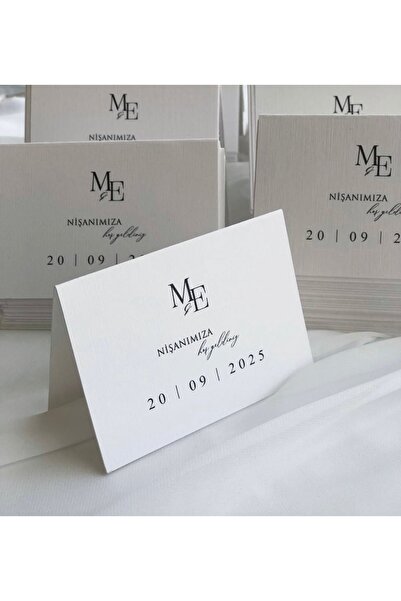 Anı Kutusu Söz, Nişan, Düğün, Kına Masa Kartı 10 Adet