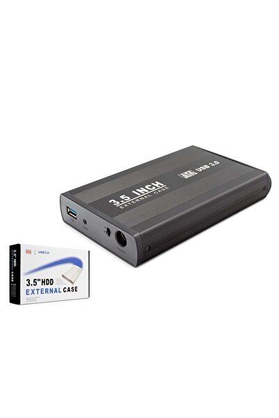 Genel Markalar HADRON HDX1756 3.5 İnç SATA HDD Harici Disk Kutusu USB 3.0 Siyah