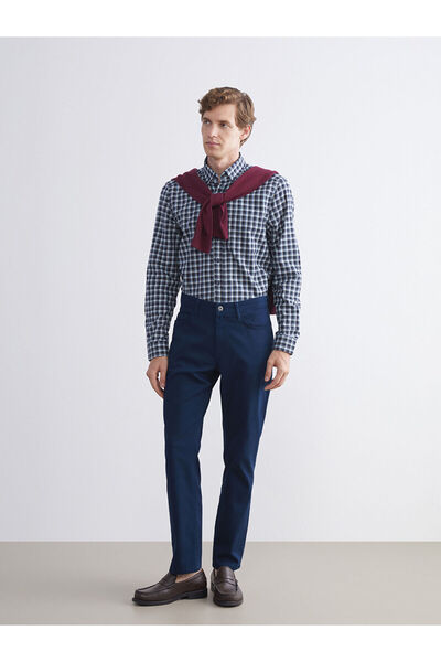 LC Waikiki Blue Standard Fit Men's Chino Pants