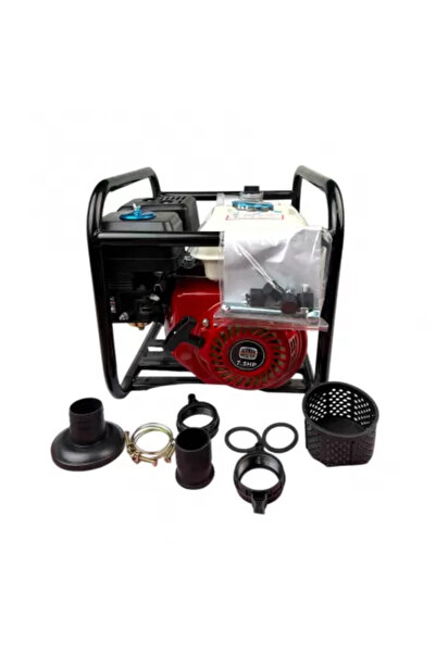 German Meister German Meister Gasoline Water Pump, 7.5HP, 2”, Complete Accessory Kit