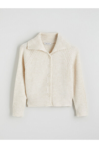 LC Waikiki New Season Polo Neck Women's Knitwear Cardigan