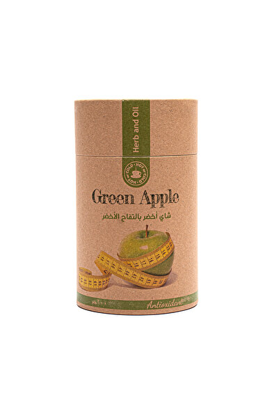 HERB AND OIL Green tea with apple, made from herbs and oil, 60 grams