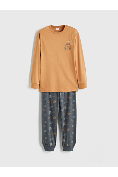 LC Waikiki Set de pijamale pentru băieți Peak New Season Crew Neck