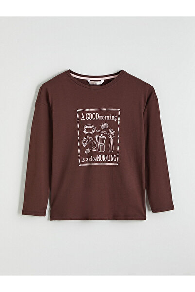 LC Waikiki New Season Crew Neck Printed Women's Pajama Set