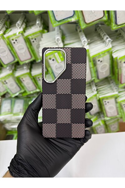 SLOOPY Samsung S25 Ultra Karbon Desenli MagSafe Uyumlu Metal Tuşlu Premium Kılıf