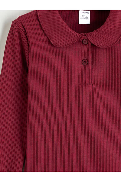 LC Waikiki Özmarka New Season Polo Neck Girls' T-Shirt